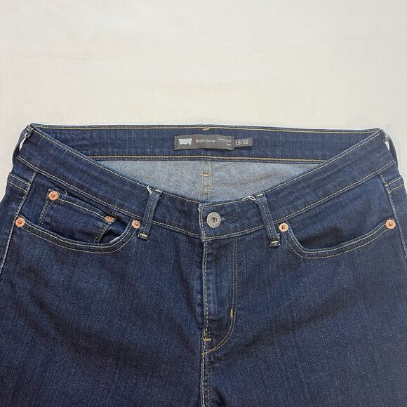 Levi's Women's Jeans 10 / 30 Slight Curve Classic Boot Cut Medium Wash Stretch - Picture 10 of 11